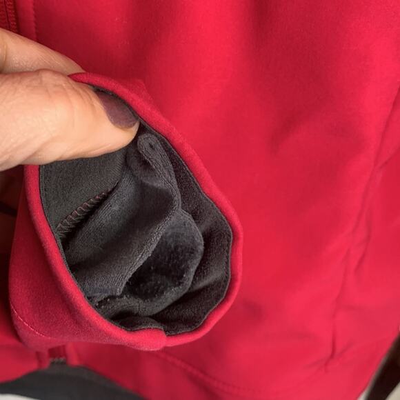 The North Face Women’s Windwall Jacket Coat Pink Full Zip Softshell Size M - Picture 5 of 13